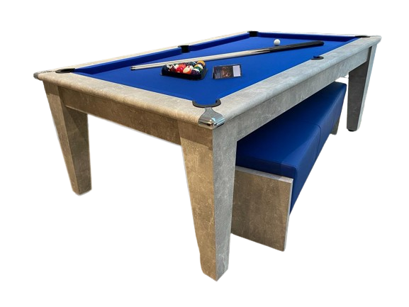 Supreme Italian Grey Pool Dining Table