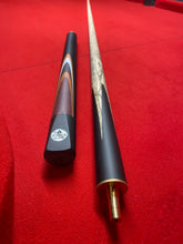 Load image into Gallery viewer, Kudos 57&quot; Orange &amp; Brown 3/4 Joint Pool &amp; Snooker Cue