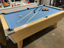 Load image into Gallery viewer, Reconditioned DPT Omega Light Oak 7&#39; x 4&#39;  Free Play  Pool table IN STOCK