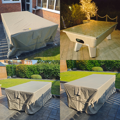 Cry Wolf Outdoor Slate Bed Pool Table | Black