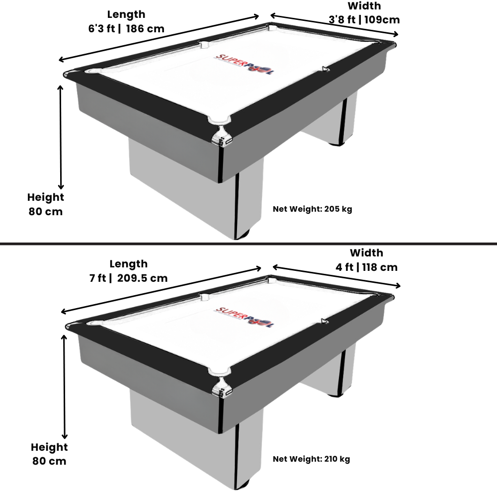 RECONDITIONED 7' x 4' Green Hustler Free Play Pool table