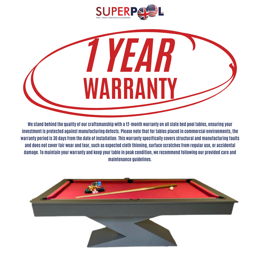 Monaco Grey Rosetta English Pool Dining Table by SUPERPOOL.