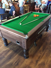 Load image into Gallery viewer, Reconditioned Coin Operated (Electronic) 6&#39; Walnut Supreme Prince Pool table