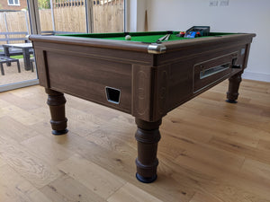 Reconditioned Coin Operated (Electronic) 6' Walnut Supreme Prince Pool table