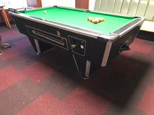 Load image into Gallery viewer, ***RECONDITIONED*** 7&#39; x 4&#39; Black Original Supreme Winner Free Play Pool Table