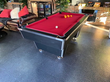 ***RECONDITIONED*** 6’ x 3’ Black DPT Elite Free Play Pool table