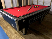 Load image into Gallery viewer, ***RECONDITIONED*** 7&#39; x 4&#39; Black Original Supreme Winner Free Play Pool Table