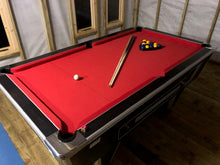 Load image into Gallery viewer, ***RECONDITIONED*** 7&#39; x 4&#39; Black Original Supreme Winner Free Play Pool Table