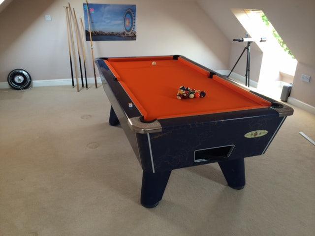 English Pool Table Recovering