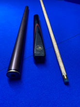 Load image into Gallery viewer, Cannon Viper 3 Piece 57-inch cue parts laid out on blue surface.