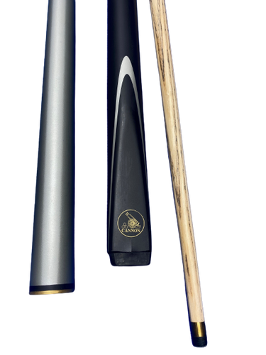 Cannon Scorpion 3 Piece 57-inch cue with ash shaft and brass ferrule.
