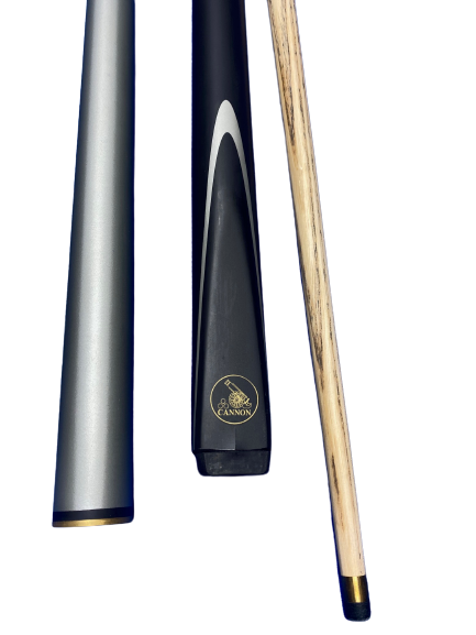 Cannon Scorpion 3 Piece 57-inch cue with ash shaft and brass ferrule.