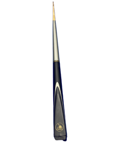 Cannon Scorpion 3 Piece 57-inch cue showcasing sleek black and silver design.
