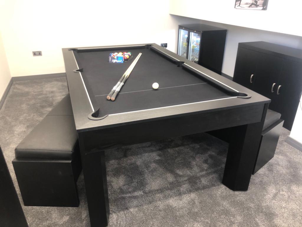 The Diamond English Pool Dining Table by SUPERPOOL.