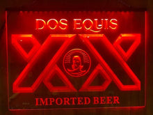Load image into Gallery viewer, DOS EQUIS LED Sign 30cms x 40cms. Free P&amp;P