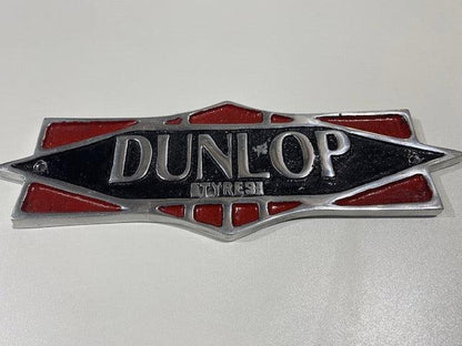 Dunlop Tyre Cast Sign 38cms x 13cms. Free P&P