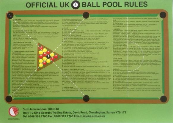 UK 8 BALL POOL RULES From ***SUPERPOOL UK***
