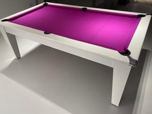 Supreme Gloss White Laminate Finish Classic Meeting Pool Table *EXCLUSIVE to SUPERPOOL*