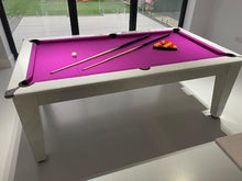Load image into Gallery viewer, Supreme Gloss White Laminate Finish Classic Meeting Pool Table *EXCLUSIVE to SUPERPOOL*
