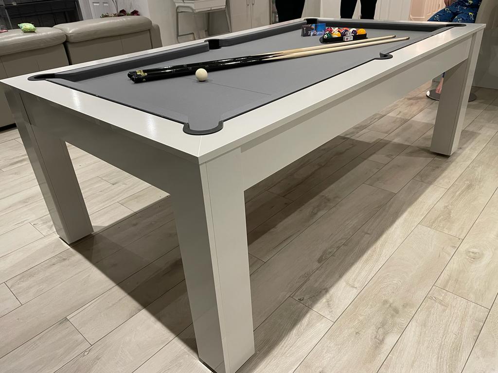 The Rosetta Classic Finish English Pool Dining Table by SUPERPOOL.
