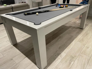 The Rosetta Classic Finish English Pool Dining Table by SUPERPOOL.