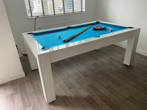 The Rosetta Premium Finish English Pool Dining Table by SUPERPOOL.