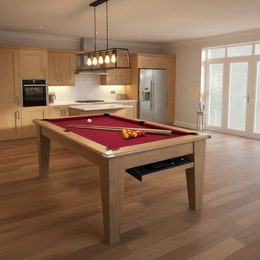 New In Stock 7' OAK CLASSIC Pool Diner Table