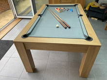 Load image into Gallery viewer, Lancaster Oak Rosetta English Pool Dining Table by SUPERPOOL.