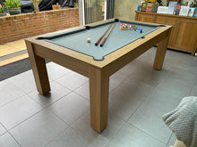 Load image into Gallery viewer, Lancaster Oak Rosetta English Pool Dining Table by SUPERPOOL.