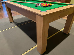 Lancaster Oak Rosetta English Pool Dining Table by SUPERPOOL.