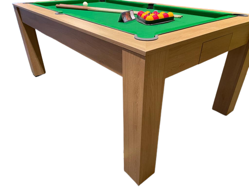 Lancaster Oak Rosetta English Pool Dining Table by SUPERPOOL.