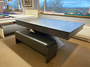 IN STOCK The MONACO GREY LIGHTNING Pool Diner Table by Superpool UK