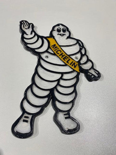 Michelin Man Cast Sign 30cms x 24cms. Free P&P