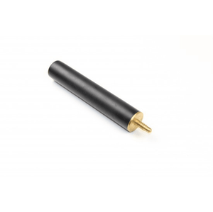 Black Britannia cue extension with brass screw fitting for added reach.