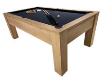 Load image into Gallery viewer, Superpool Nebraska Oak Vintage Classic Free play Pool Table