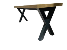 Load image into Gallery viewer, The Cross Leg Pool Dining Table Bench by Superpool