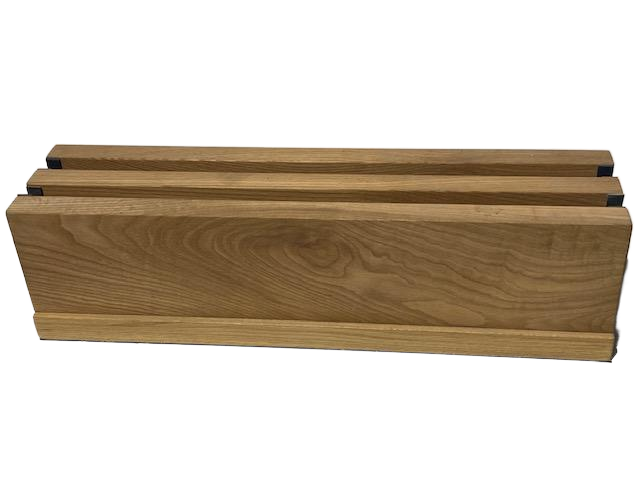 Walnut-finished table panels for the Santa Fe Walnut Rosetta dining pool table.