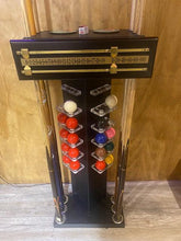 Load image into Gallery viewer, Neon Cue STand for 6 Cues and Ball Set by SUPERPOOL