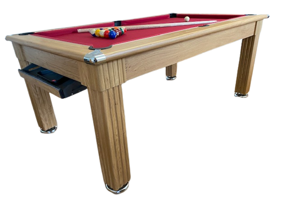 Oak Gatley Traditional Dining Pool Table