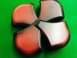 Set of 4 Teardrop Plastic Corner Plates