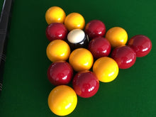 Load image into Gallery viewer, Aramith 2&quot; ProCup Red and Yellows Pool Ball Set