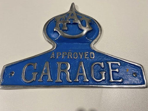 RAC Garage Cast Sign 34cms x 26cms. Free P&P