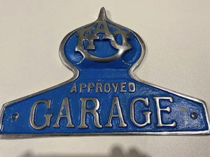 RAC Garage Cast Sign 34cms x 26cms. Free P&P