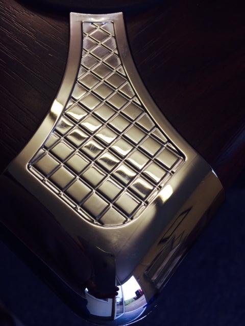 Chrome Plastic Corner Plates for Prince Style Tables