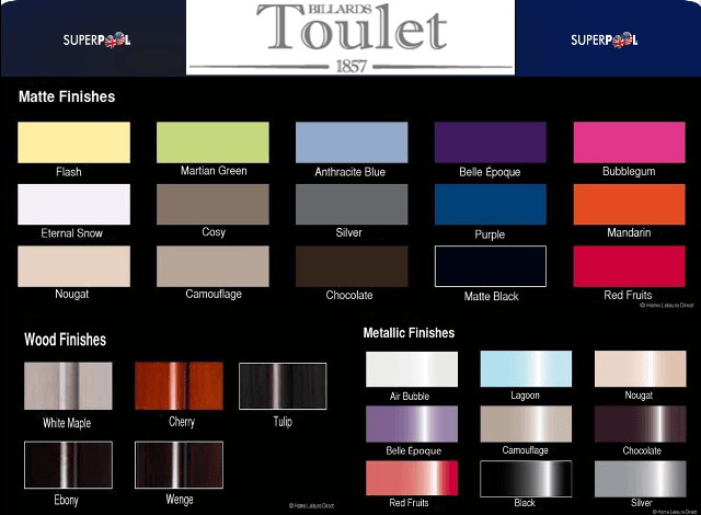 Toulet Table Top Stands