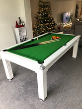Load image into Gallery viewer, **IN STOCK** Ex-SHOWROOM Supreme 7&#39; WHITE Traditional Pool Dining Table  **SUPERPOOL**