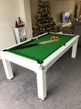 Load image into Gallery viewer, Supreme WHITE Traditional Dining  Pool Table &quot;Exclusive&quot; to SUPERPOOL