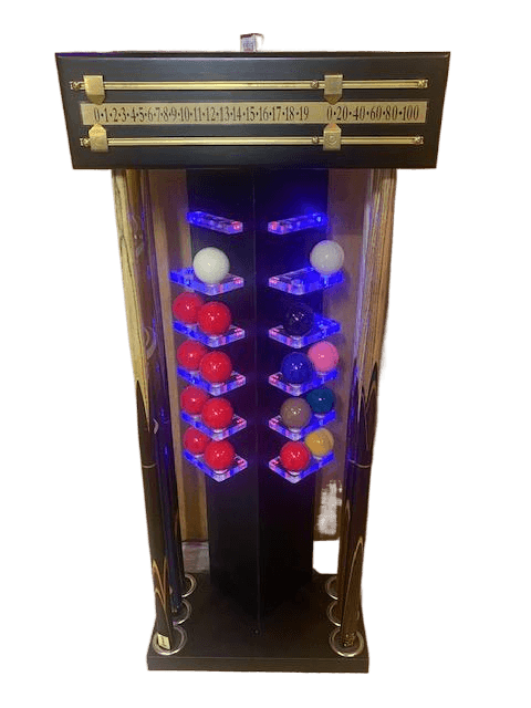 Neon Cue STand for 6 Cues and Ball Set by SUPERPOOL