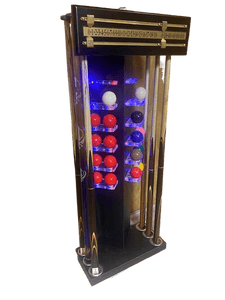 Neon Cue STand for 6 Cues and Ball Set by SUPERPOOL